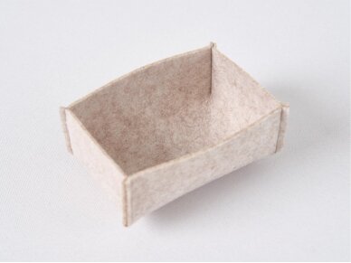 Bread box from sand felt 1