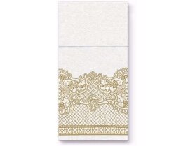 Servetėlė įrankiams auksinė Airlaid, Royal Lace gold