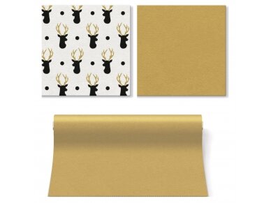 Napkins gold, Airlaid textile 4