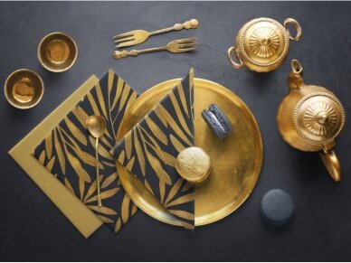 Napkins gold, Airlaid textile 7