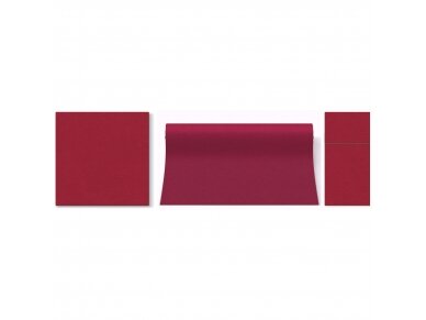 Cutlery pocket bordeaux, Airlaid textile 1