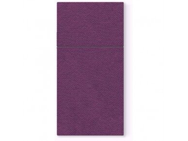 Cutlery pocket plum, Airlaid textile