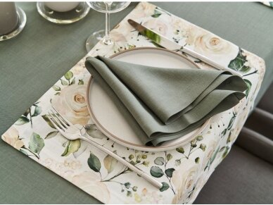 Napkins green cane color, stain resistant, LOFT 2