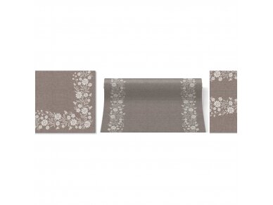 Napkins CLASSIC FOLK, Airlaid brown 1