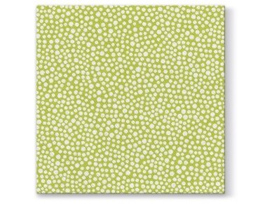 Napkins Pointillism lime, Airlaid textile