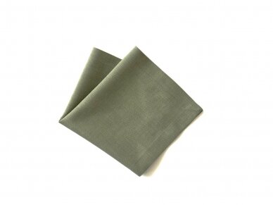 Napkins green cane color, stain resistant, LOFT