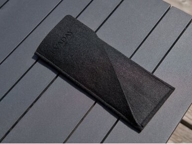 Cutlery holder from felt black