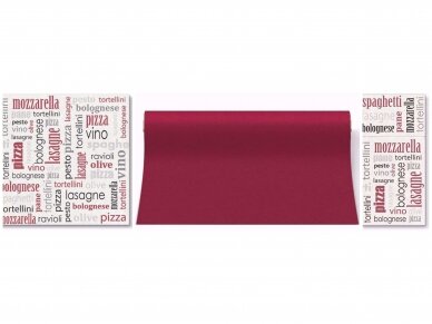 Table runner bordeaux, Airlaid textile 2