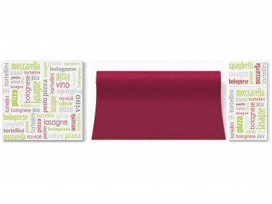 Table runner bordeaux, Airlaid textile 4