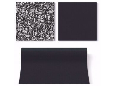 Table runner black, Airlaid 4